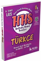 Muba Yayınları LGS 8. Sınıf Türkçe Haftalık Hasat Soruları
