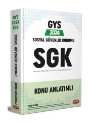 Data 2024 GYS SGK Konu Anlatımlı Görevde Yükselme Data Yayınları