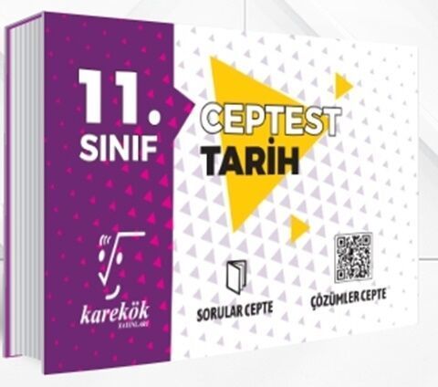 Karekök Yayınları 11. Sınıf Tarih Cep Test