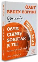 CBA Akademi 2025 ÖABT MEB-AGS Beden Eğitimi Öğretmenliği Çıkmış Sorular Son 6 Yıl Çözümlü CBA Akademi