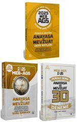 CBA Yayınları 2025 MEB-AGS Anayasa ve Mevzuat Pusula Defter Ders Notları + Soru Bankası + 30 Deneme 3 lü Set - Ali Koç CBA Yayınları