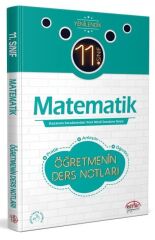 Editör Yayınevi 11. Sınıf Matematik Öğretmenin Ders Notları