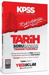 Yediiklim 2025 KPSS Tarih Tonyukuk Soru Bankası Çözümlü - Yasin Korkut Yediiklim Yayınları