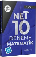 İndeks Akademi KPSS Matematik Net 10 Deneme Dijital Çözümlü