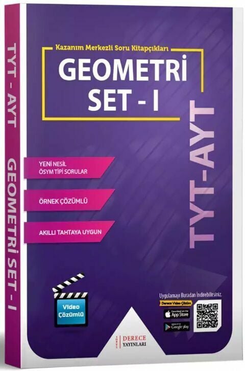 Derece Yayınları TYT AYT Geometri Set 1