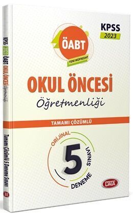 Data Yayınları ÖABT Okul Öncesi Öğretmenliği Tamamı Çözümlü 5 Deneme