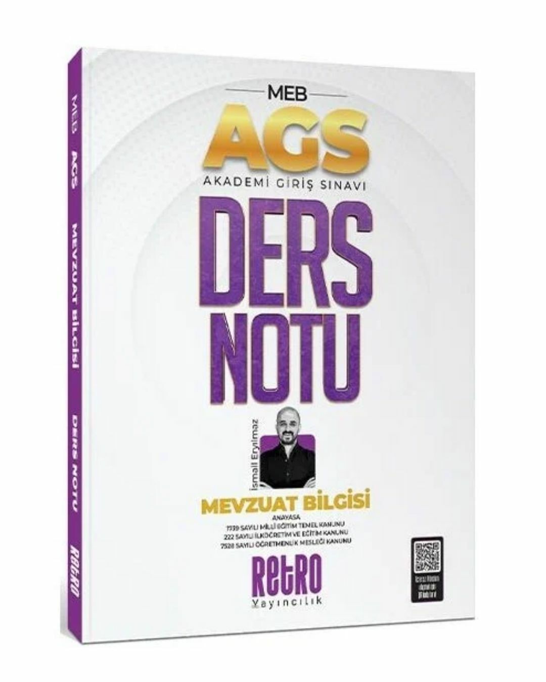 Retro 2025 MEB AGS Mevzuat Bilgisi Ders Notu - İsmail Eryılmaz Retro Yayıncılık