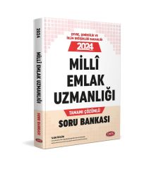 Data 2024 GYS CSB Milli Emlak Uzmanlığı Özel Sınavı Soru Bankası Çözümlü Görevde Yükselme Data