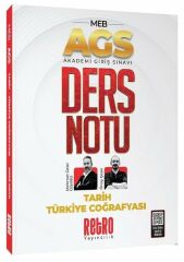 Retro 2025 MEB AGS Tarih-Türkiye Coğrafyası Ders Notu - Mehmet Celal Özyıldız, Önay Çepe Retro Yayıncılık