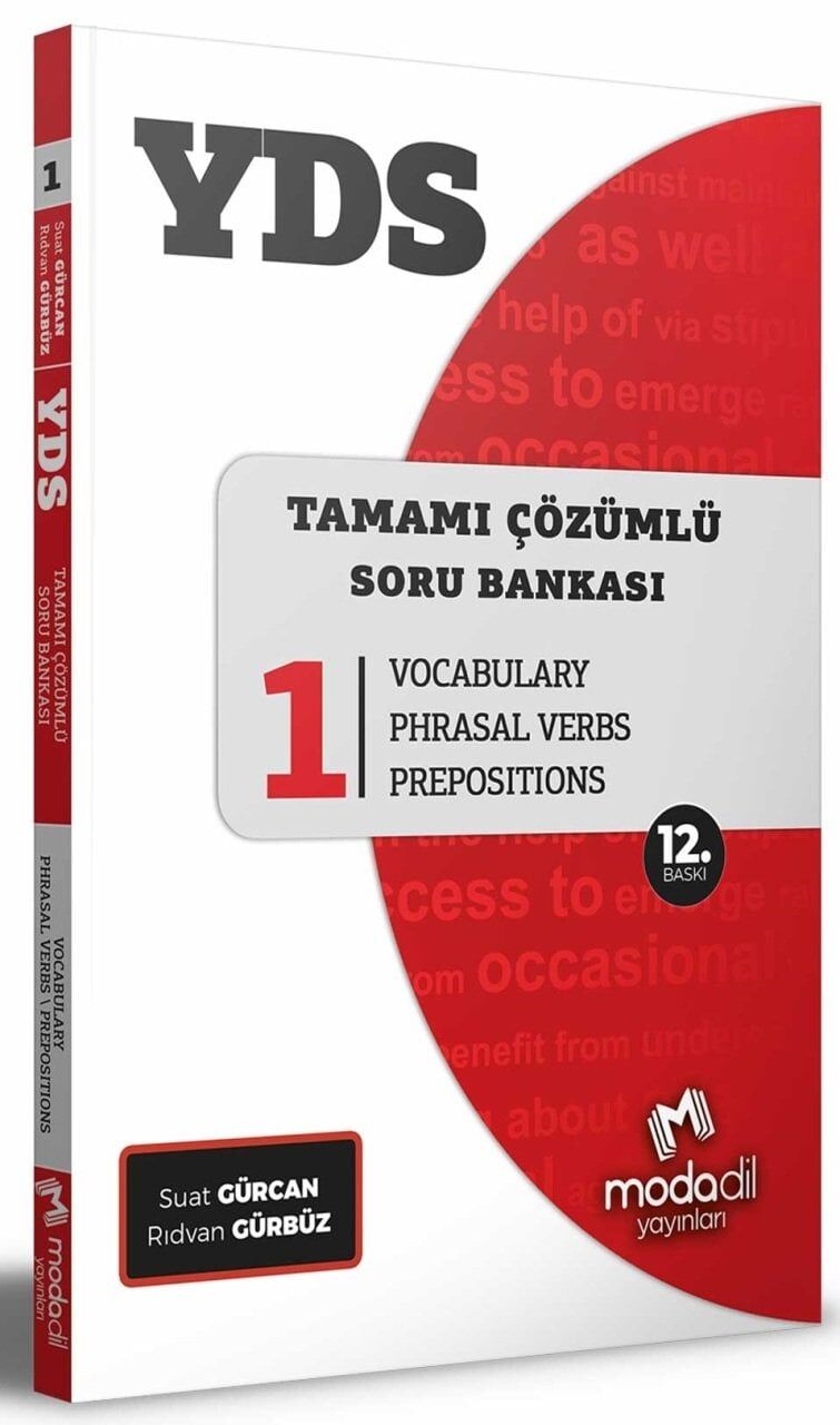 Modadil YDS Soru Bankası-1 Vocabulary Çözümlü 12. Baskı Modadil Yayınları