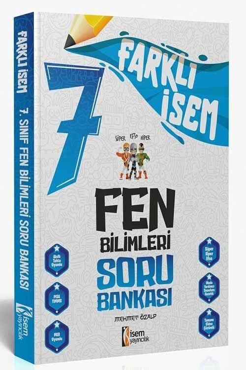 Farklı İsem 7. Sınıf Fen Bilimleri Soru Bankası İsem Yayıncılık