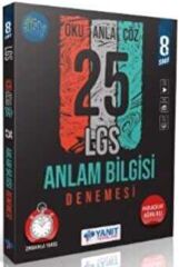 Yanıt Yayınları 8. Sınıf Anlam Bilgisi 25 Deneme