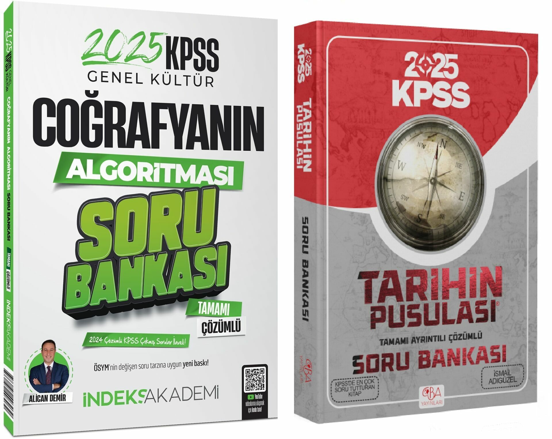 CBA + İndeks 2025 KPSS Tarihin+Coğrafya Pusulası Soru Bankası 2 li Set -  CBA + İndeks Akademi