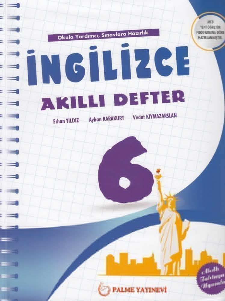 Palme Yayınları 6. Sınıf İngilizce Akıllı Defter