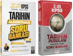 CBA + İndeks 2025 KPSS Tarihin Pusulası Soru Bankası 2 li Set -  CBA + İndeks Akademi