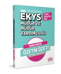 Editör 2025 MEB EKYS Müdür ve Yardımcılığı Özetin Özeti Editör Yayınları