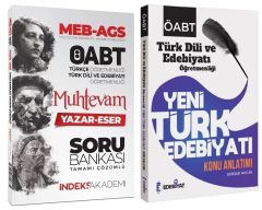 Edebiyat TV + İndeks 2025 ÖABT MEB-AGS TDE Yeni Türk Edebiyatı Konu + Muhteva Yazar Eser Soru 2 li
