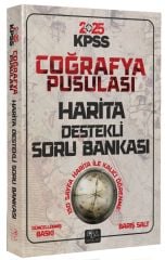 CBA  2025 KPSS Coğrafya Pusulası Harita Destekli Soru Bankası - Barış Salt CBA Akademi