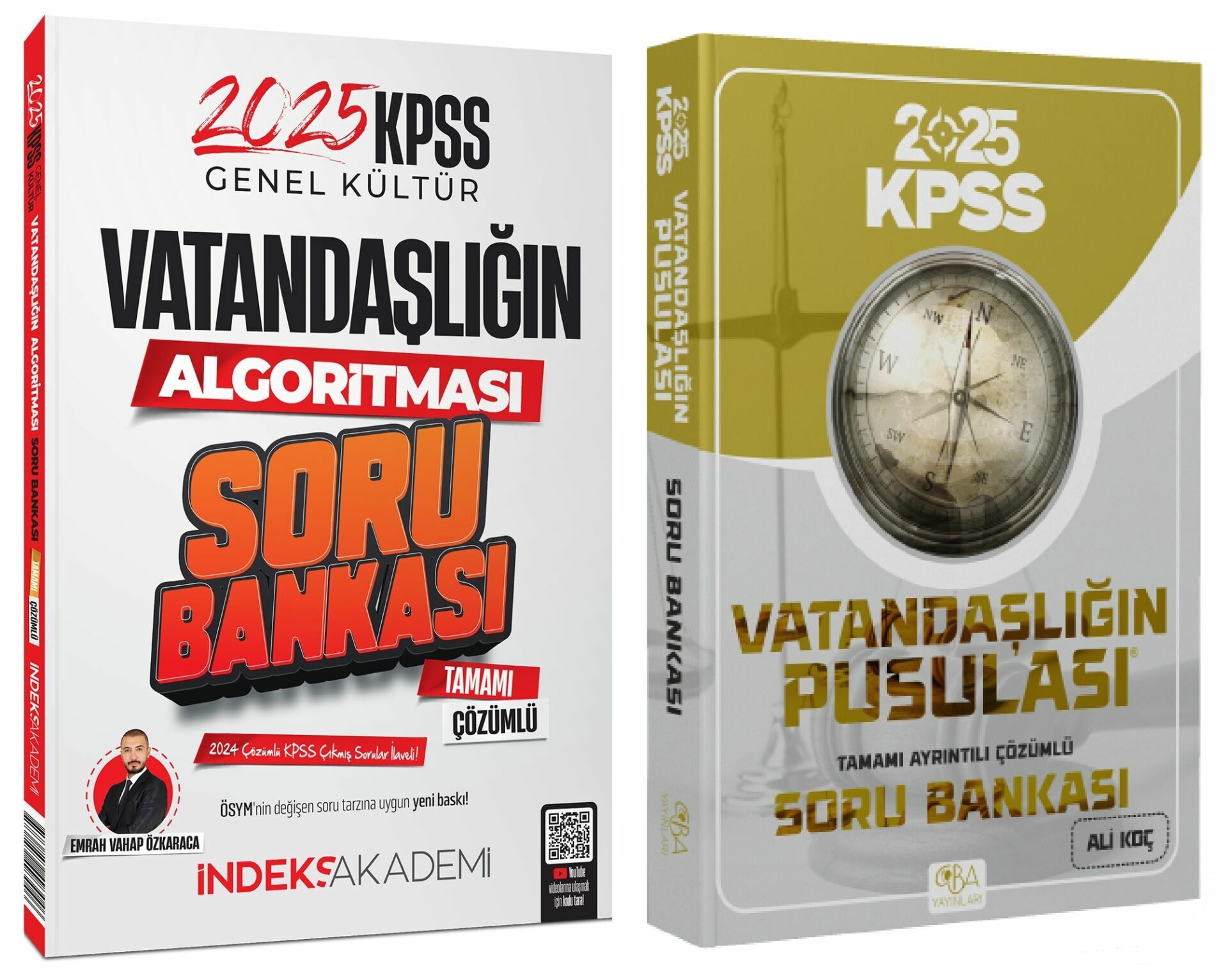 CBA + İndeks 2025 KPSS Vatandaşlık Vatandaşlığın Pusulası Soru 2 li Set CBA + İndeks Akademi