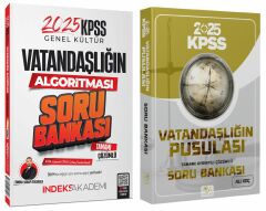 CBA + İndeks 2025 KPSS Vatandaşlık Vatandaşlığın Pusulası Soru 2 li Set CBA + İndeks Akademi