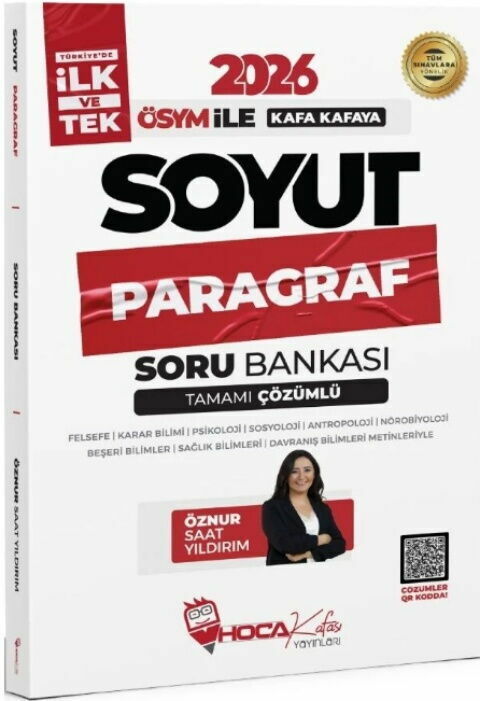 Hoca Kafası 2026 KPSS TYT ALES DGS Soyut Paragraf Soru Bankası