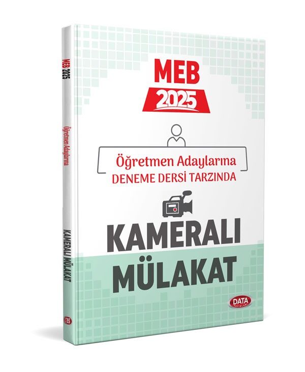 Data 2024 Öğretmenlik Mülakat Sınavı Hazırlık Kitabı Data Yayınları