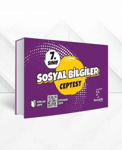 Karekök Yayınları 7. Sınıf Sosyal Bilgiler Cep Test