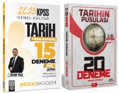 CBA + İndeks 2025 KPSS Tarihin Pusulası 20+15 Deneme 2 li Set -  CBA + İndeks Akademi