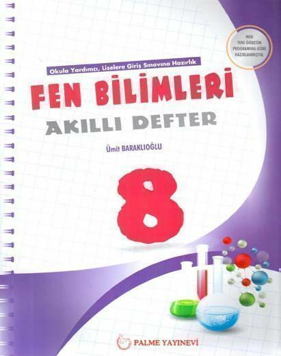 Palme Yayınları 8. Sınıf Fen Bilimleri Akıllı Defter