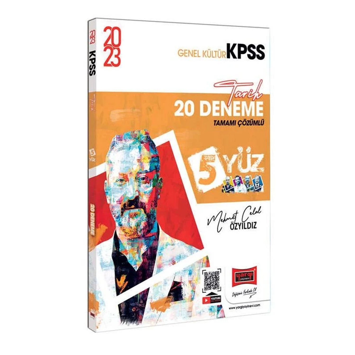 Yargı 2023 KPSS Tarih 5Yüz 20 Deneme Çözümlü - Mehmet Celal Özyıldız Yargı Yayınları