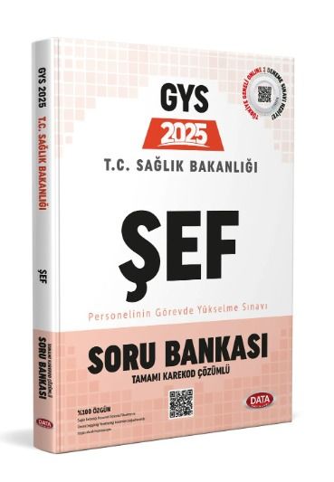 Data Yayınları 2025 GYS T.C. Sağlık Bakanlığı Şef Soru Bankası