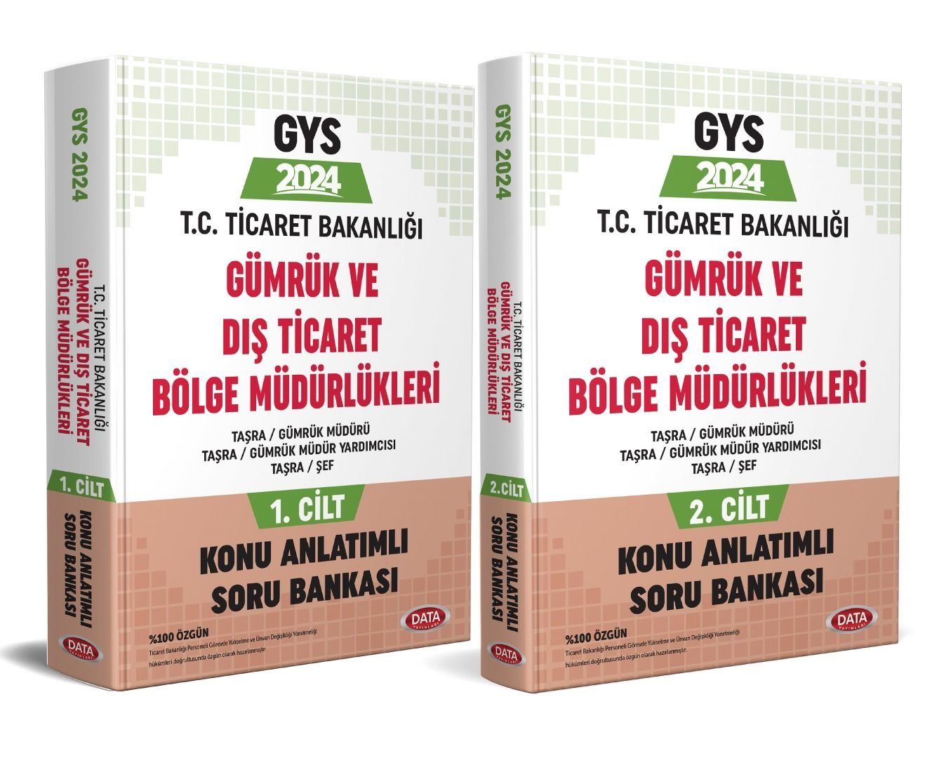 Data Yayınları GYS Ticaret Bakanlığı Gümrük ve Dış Ticaret Bölge Müdürlükleri Konu Anlatımlı Soru Bankası Set