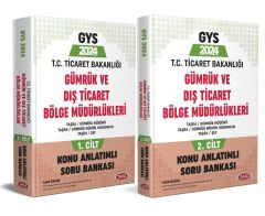 Data Yayınları GYS Ticaret Bakanlığı Gümrük ve Dış Ticaret Bölge Müdürlükleri Konu Anlatımlı Soru Bankası Set