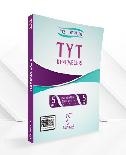 Karekök YKS TYT 5 Deneme Çözümlü Karekök Yayınları