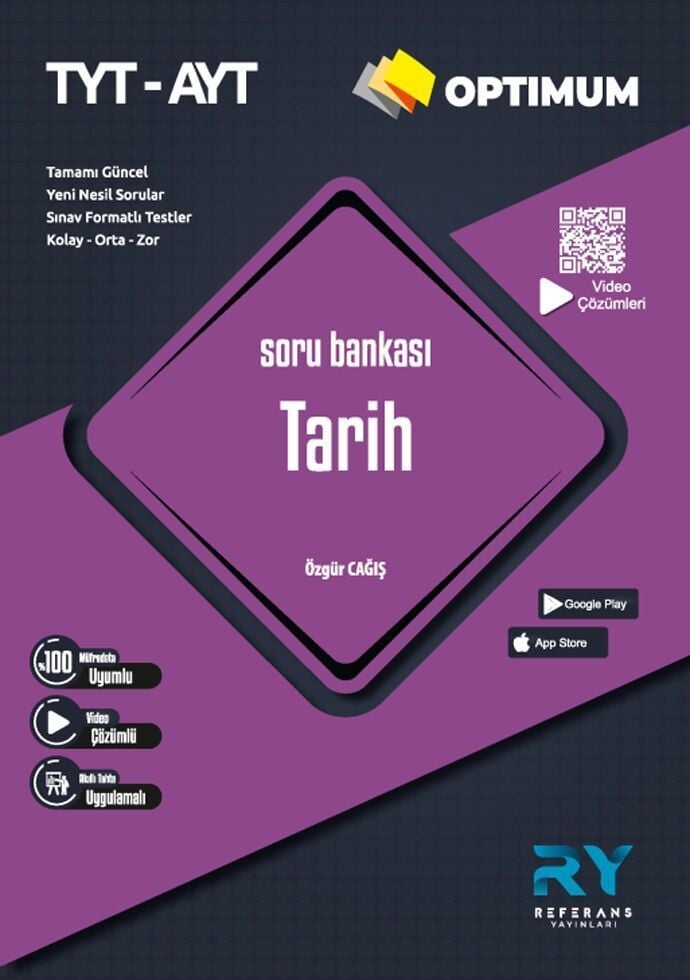 Referans Yayınları TYT AYT Tarih Optimum Soru Bankası