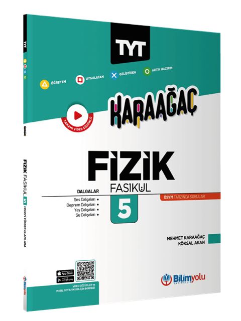 Bilim Yolu YKS TYT Fizik Fasikül-5 Dalgalar Karaağaç Konu Özetli Soru Bankası Bilim Yolu Yayınları