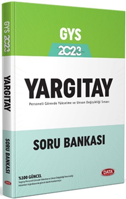 Data Yayınları Yargıtay GYS Soru Bankası