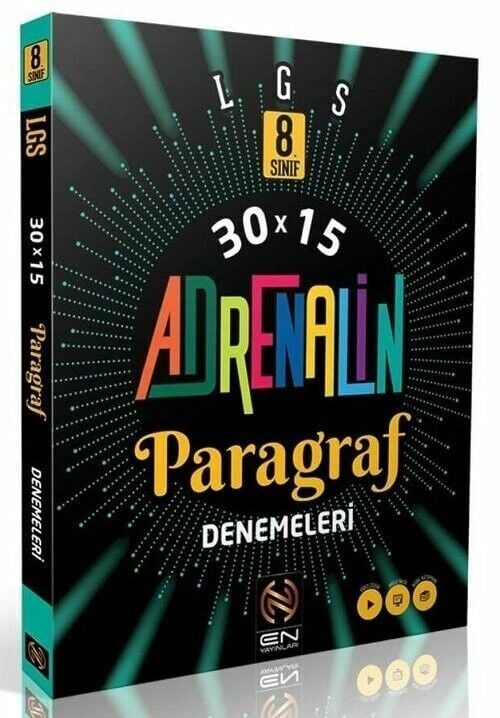 En Yayınları 8. Sınıf LGS Paragraf Adrenalin 30 x 15 Denemeleri