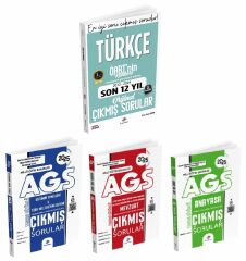 Dizgi Kitap 2025 ÖABT Rehberi Türkçe + AGS Eğitimin Temelleri + Mevzuat + Anayasa Çıkmış 4 lü Set