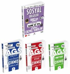 Dizgi Kitap 2025 ÖABT  Sosyal Bilgiler + AGS Eğitimin Temelleri + Mevzuat + Anayasa Çıkmış 4 lü Set