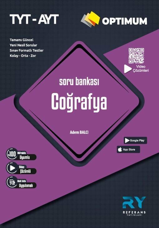Referans Yayınları TYT AYT Coğrafya Optimum Soru Bankası