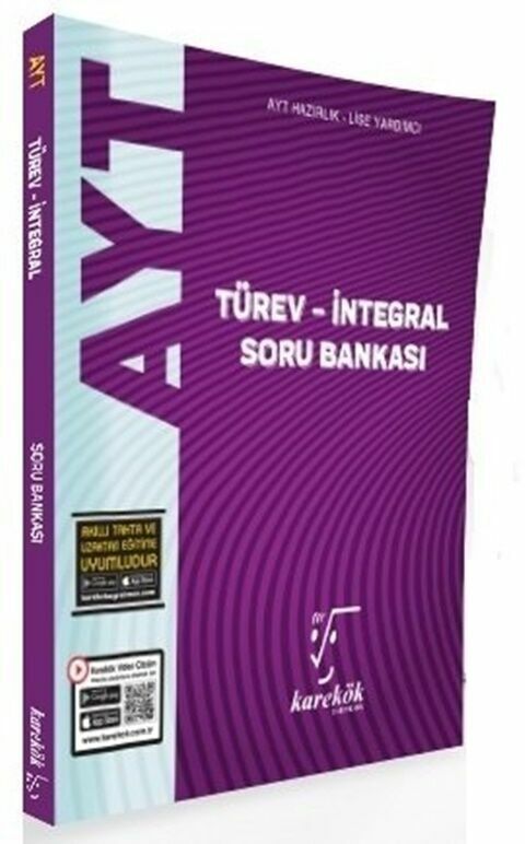 Karekök Yayınları AYT Türev İntegral Soru Bankası
