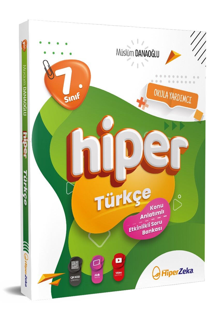 Hiper Zeka 7. Sınıf Türkçe Konu Anlatımlı & Soru Bankası