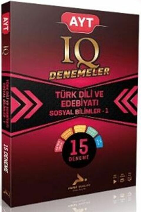 Paraf Yayınları AYT IQ Türk Dili ve Edebiyatı Sosyal Bilimler -1 15 Branş Deneme