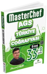 Dizgi Kitap MEB-AGS Türkiye Coğrafyası MasterChef 33x8 Deneme Çözümlü - Kazım Sayın ​Dizgi Kitap
