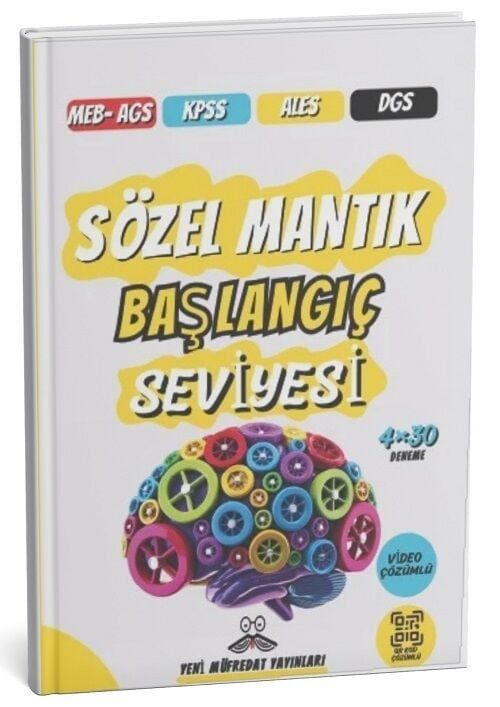 Yeni Müfredat MEB-AGS KPSS ALES DGS Sözel Mantık Başlangıç Seviye 4x30 Deneme Çözümlü Yeni Müfredat Yayınları