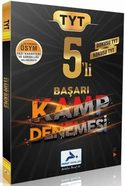 Paraf Yayınları TYT 5 li Başarı Kamp Denemesi