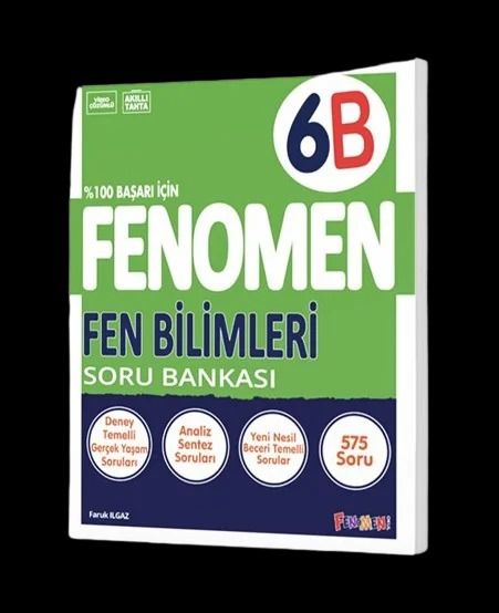 Fenomen Okul Yayınları 6. Sınıf Fen Bilimleri B Soru Bankası