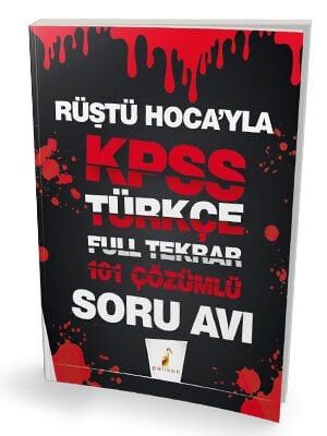 Pelikan Yayınları Rüştü Hoca'yla KPSS Türkçe Soru Avı 101 Çözümlü Soru