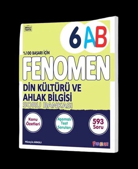 Fenomen Okul Yayınları 6. Sınıf Din Kültürü ve Ahlak Bilgisi Fenomen A-B Soru Bankası